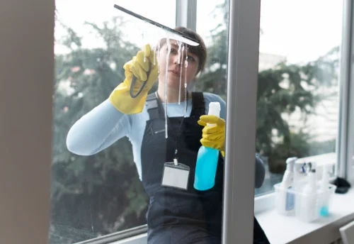 Nettoyage de vitres intérieures et extérieures à Colomby